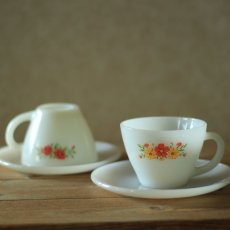 画像1: Fire King ANCHOR HOCKING  Cup&saucer＊ (1)