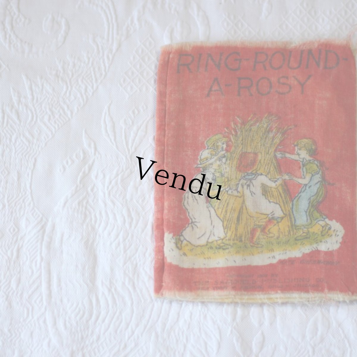 画像1: Ring-Round A-Rosy/Kate Greenaway CLOTH BOOK (1)
