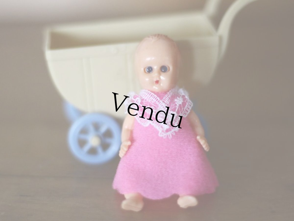 画像3: スリープアイベビーペアと乳母車のセット (3)