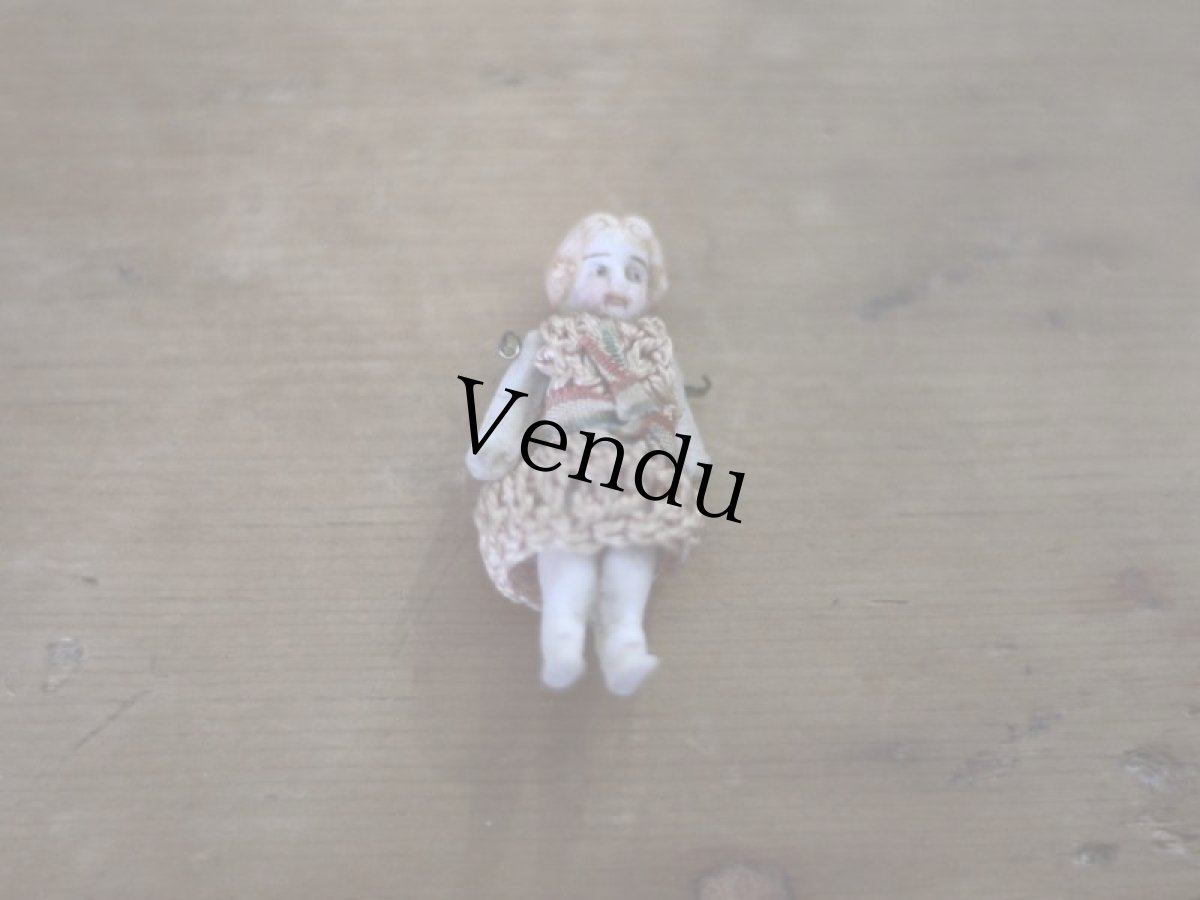 画像3: 小さなビスクドールと猫の小箱のセット＊ (3)