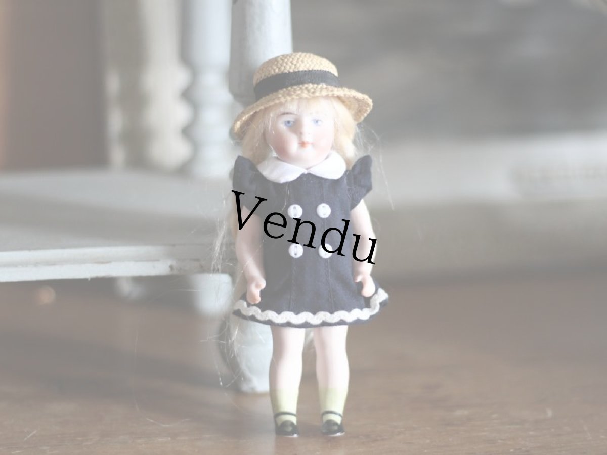 画像3: 麦わら帽子の可愛いミニョネット (3)