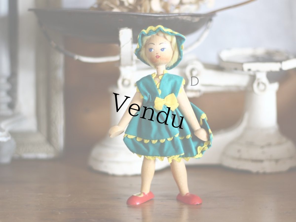 画像8: wooden peg doll /Poland (8)