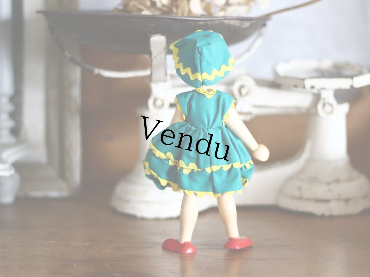 画像9: wooden peg doll /Poland (9)