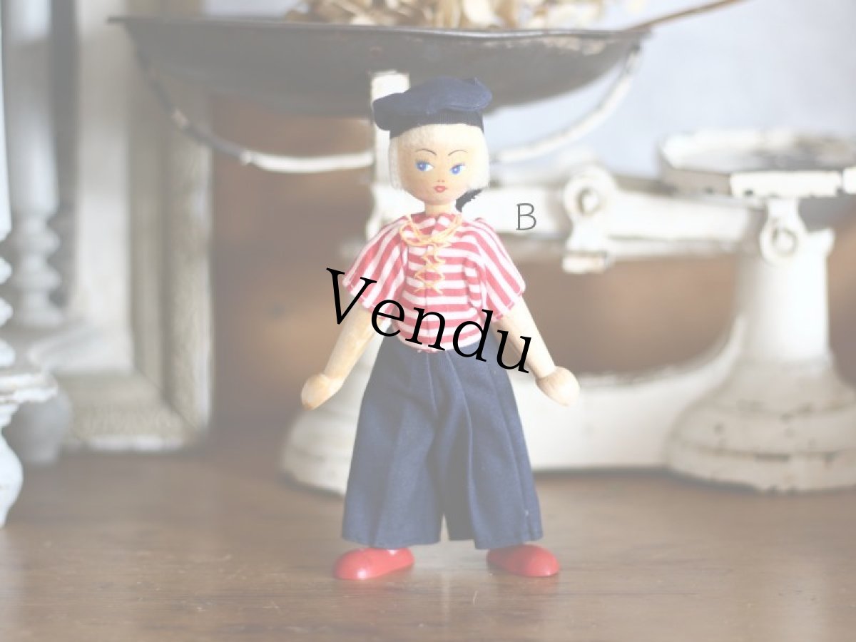 画像4: wooden peg doll /Poland (4)