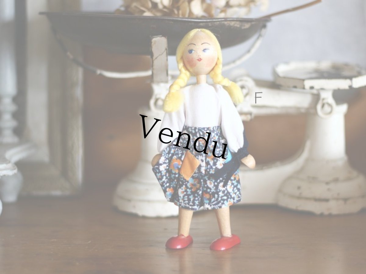 画像12: wooden peg doll /Poland (12)