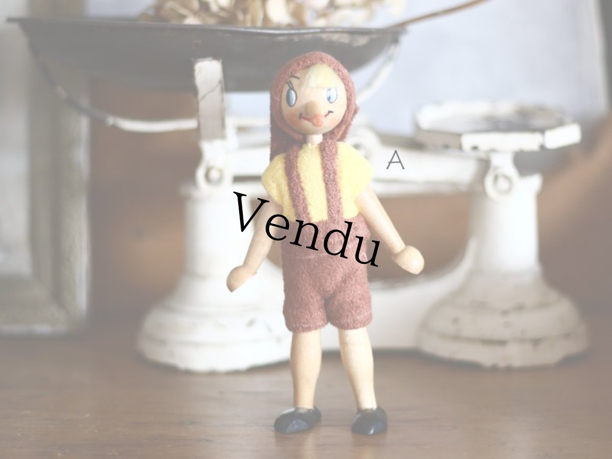 画像2: wooden peg doll /Poland (2)