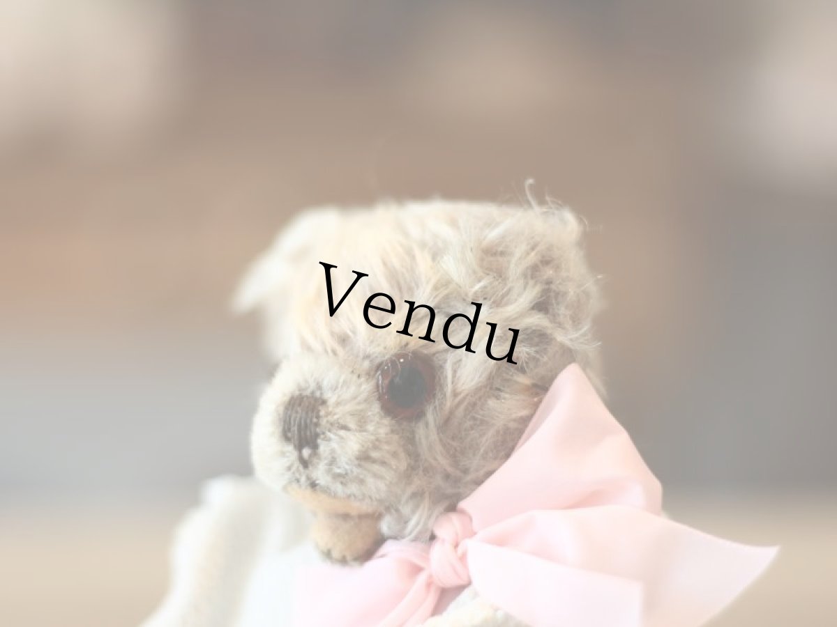 画像3: German Open Mouth Zottig Bear mini/bib (3)