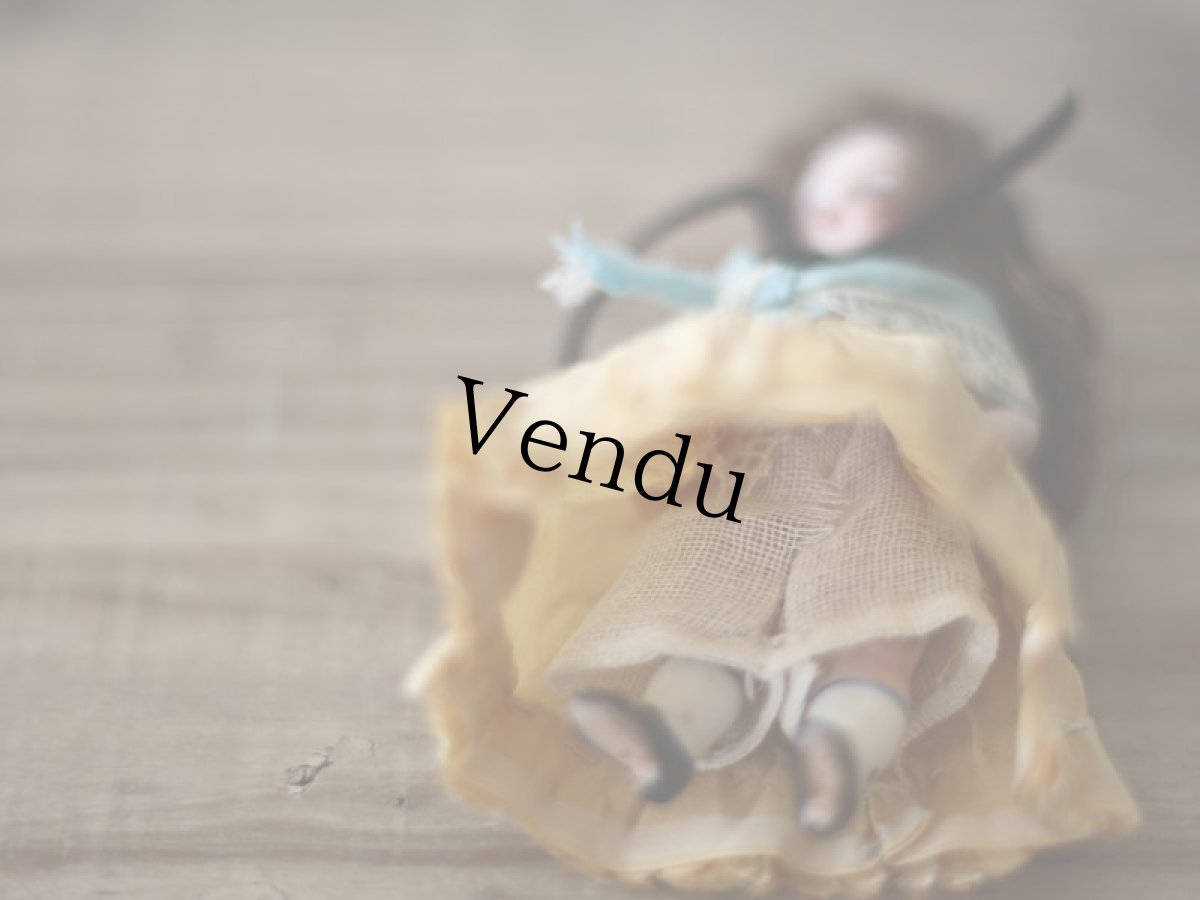 画像7: 黒い麦わら帽子のミニョネット (7)