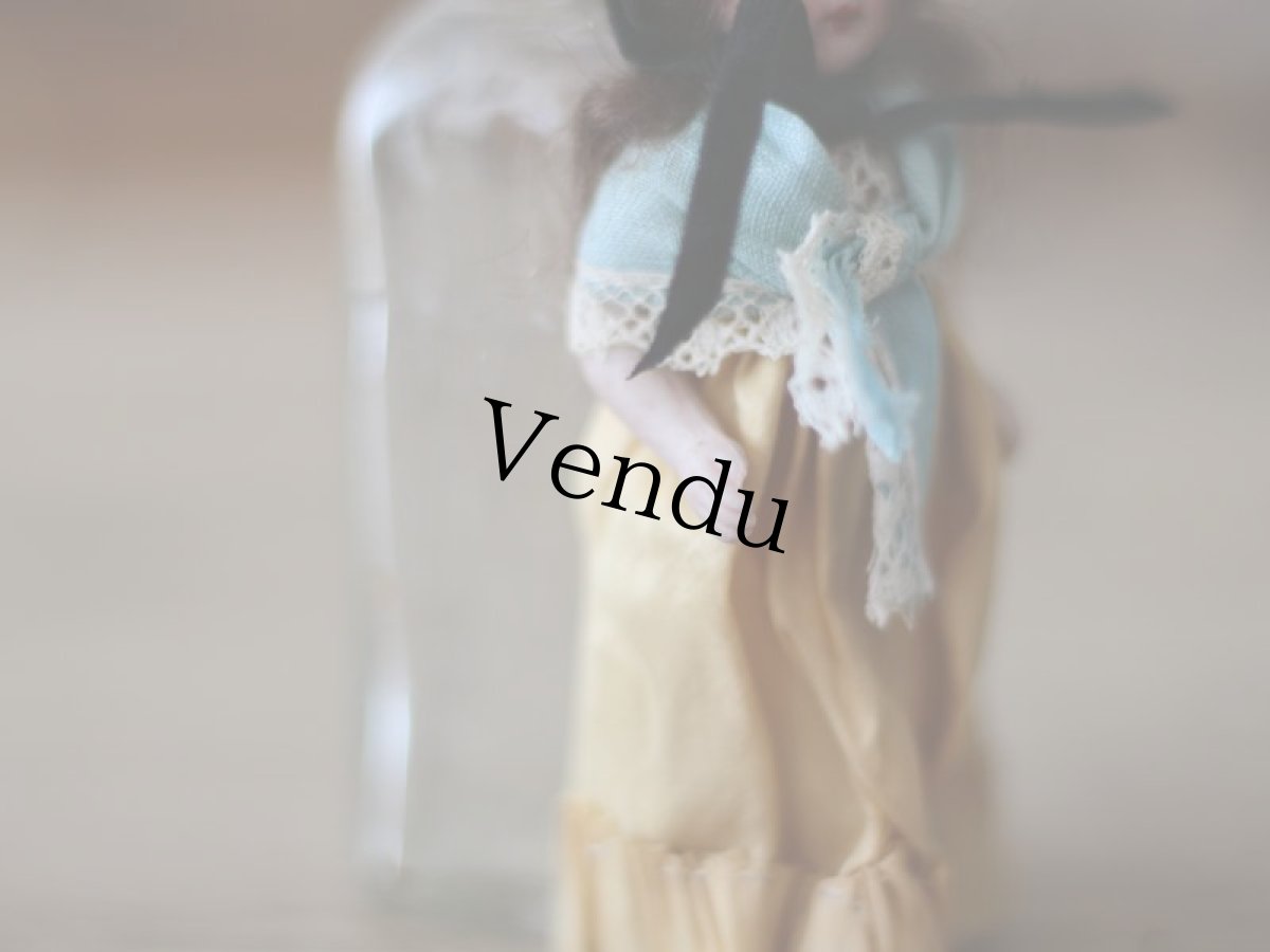 画像4: 黒い麦わら帽子のミニョネット (4)