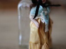 画像4: 黒い麦わら帽子のミニョネット (4)