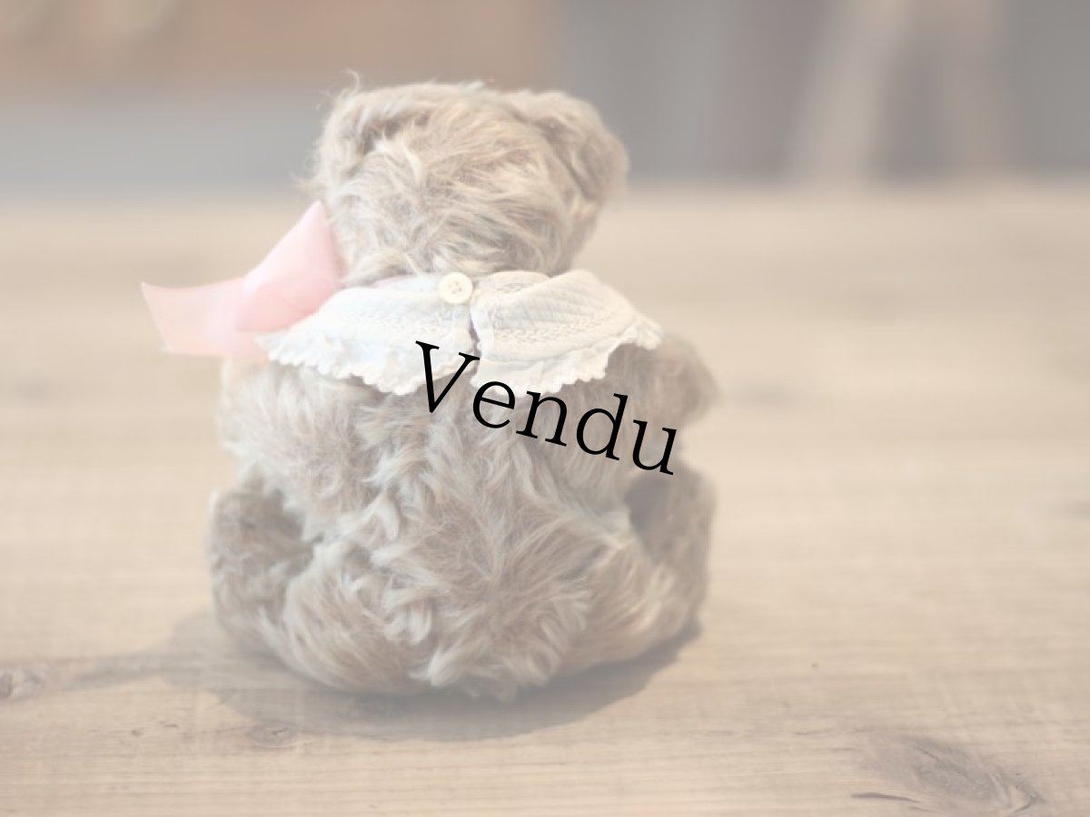 画像5: German Open Mouth Zottig Bear mini/bib (5)