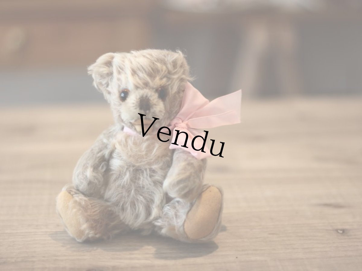 画像6: German Open Mouth Zottig Bear mini/bib (6)