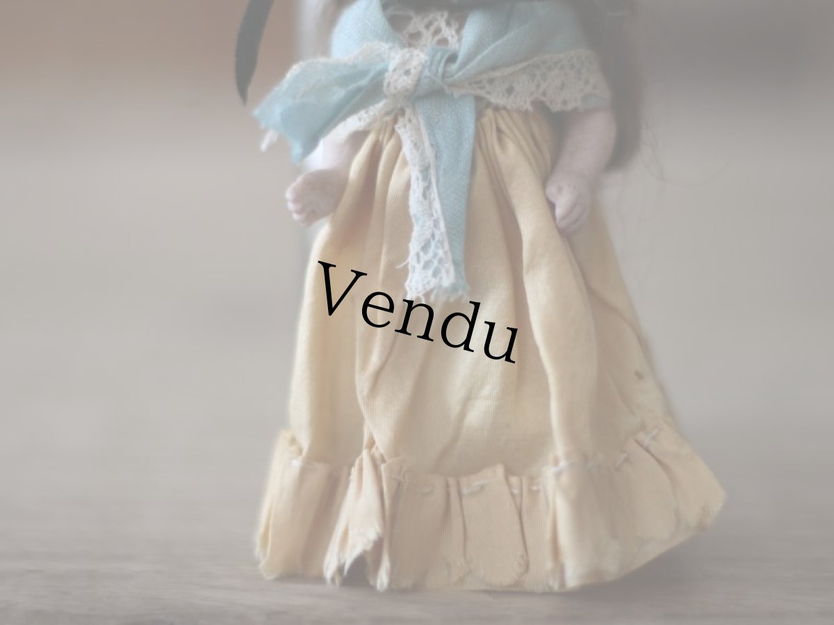 画像3: 黒い麦わら帽子のミニョネット (3)