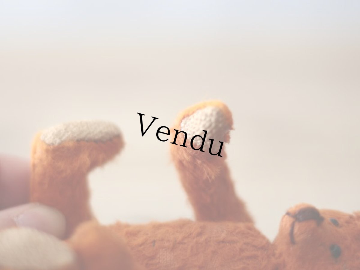 画像6: Vintage Frech Bear Orange S (6)