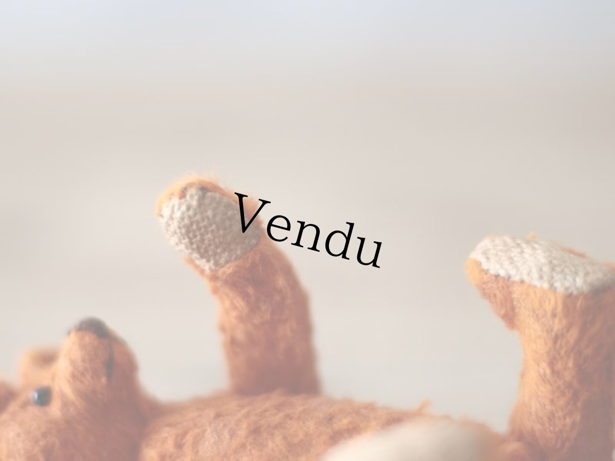 画像7: Vintage Frech Bear Orange S (7)