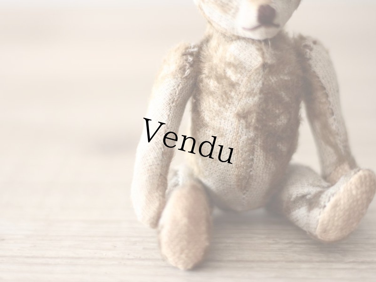 画像5: Vintage French Bear Beige S (5)