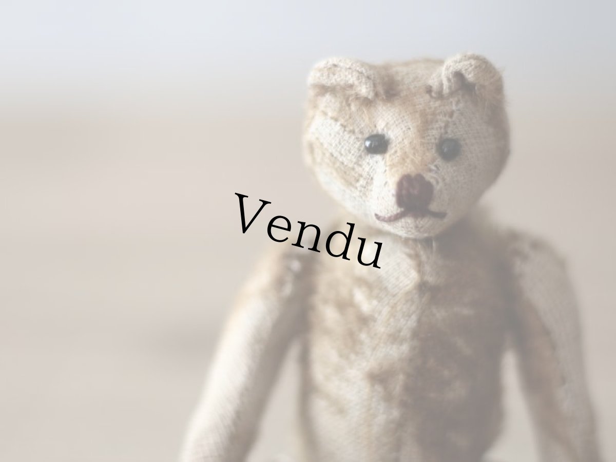 画像6: Vintage French Bear Beige S (6)