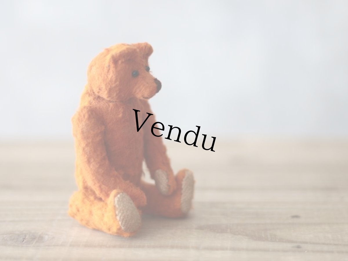 画像4: Vintage Frech Bear Orange S (4)