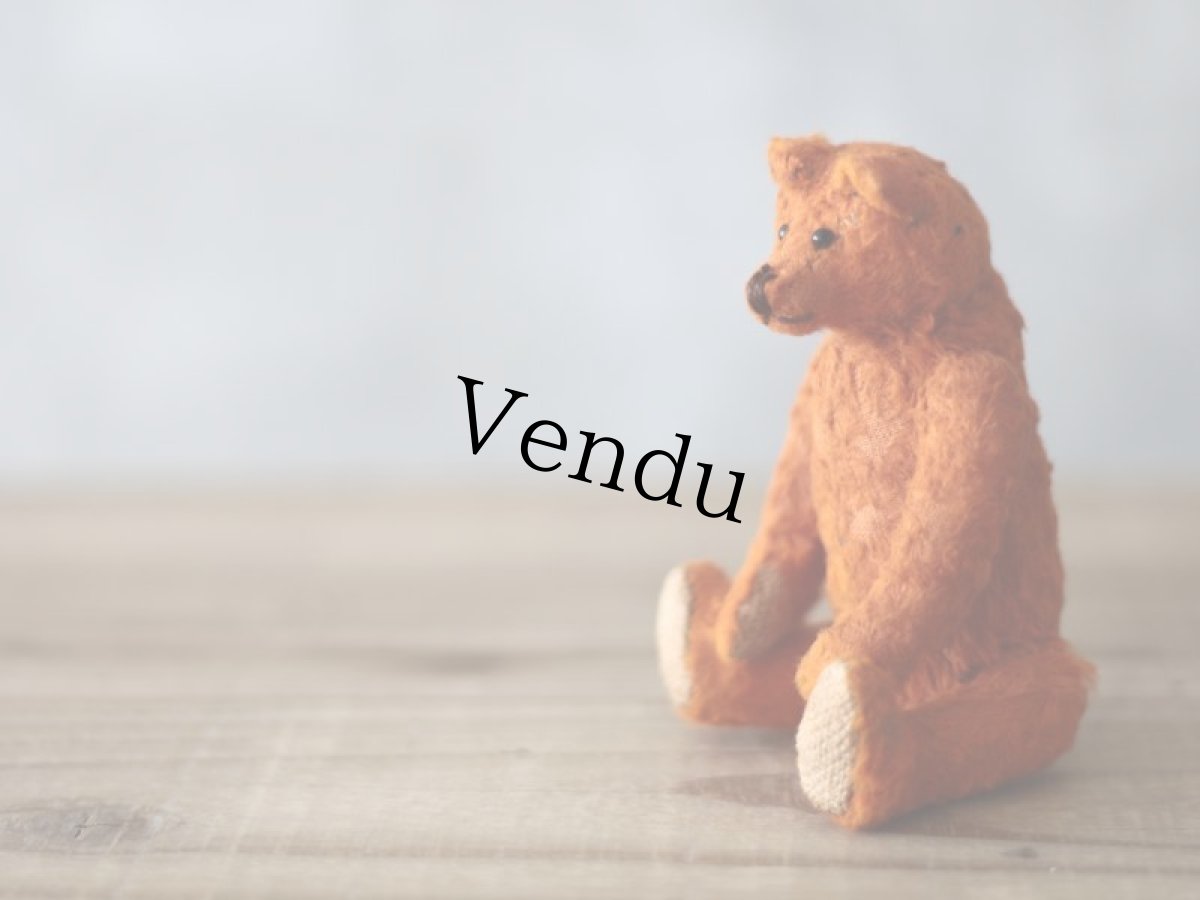 画像2: Vintage Frech Bear Orange S (2)