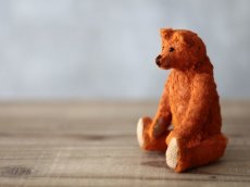 画像2: Vintage Frech Bear Orange S (2)