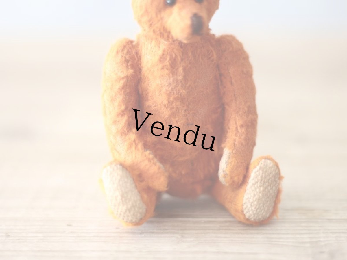 画像5: Vintage Frech Bear Orange S (5)