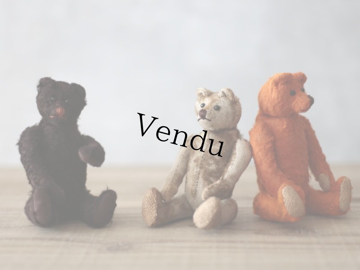 画像10: Vintage French Bear Beige S (10)