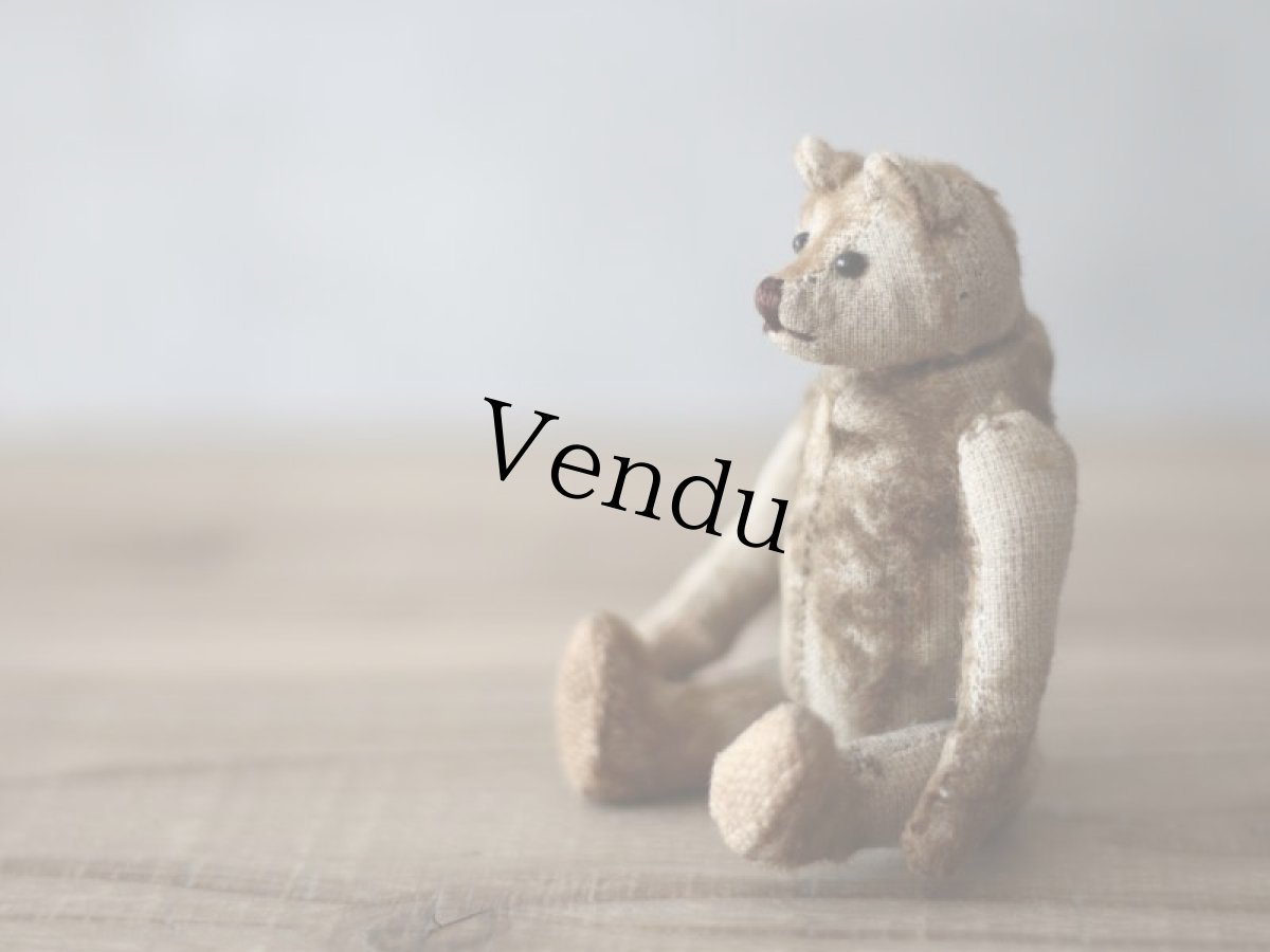 画像4: Vintage French Bear Beige S (4)