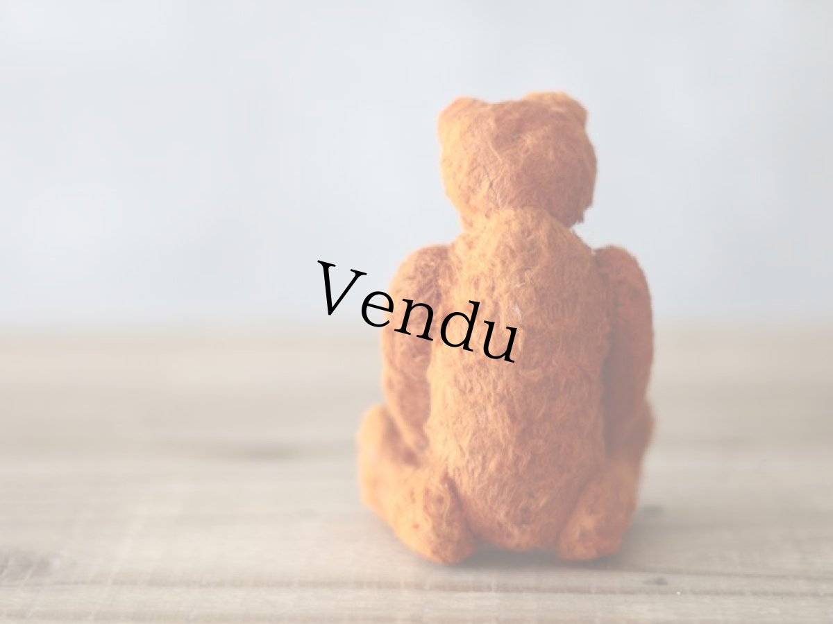 画像3: Vintage Frech Bear Orange S (3)