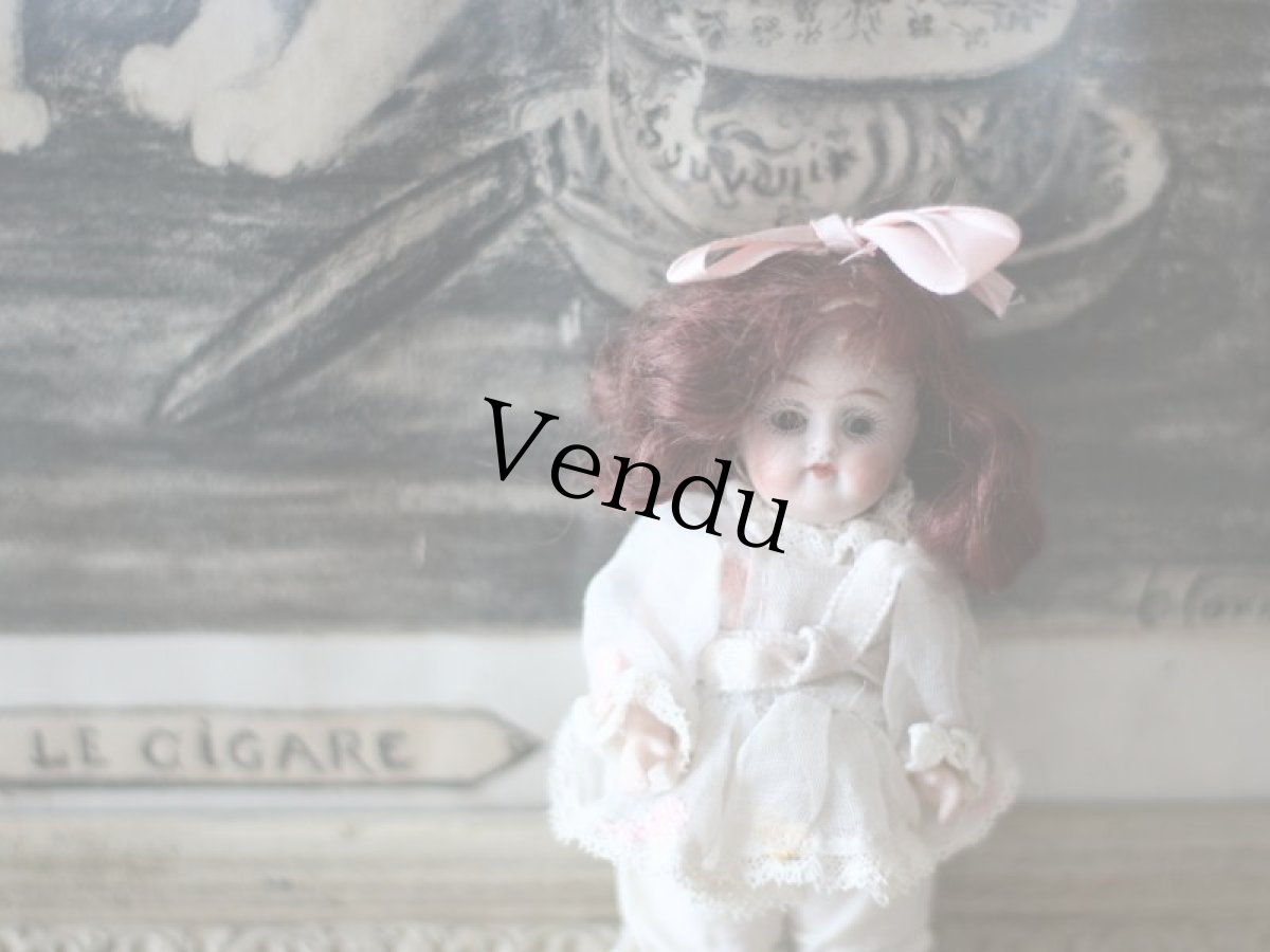 画像2: ピンクリボンのミニョネット/Kestner (2)