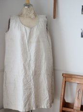 画像2: フレンチアンティークリネンワンピース (2)