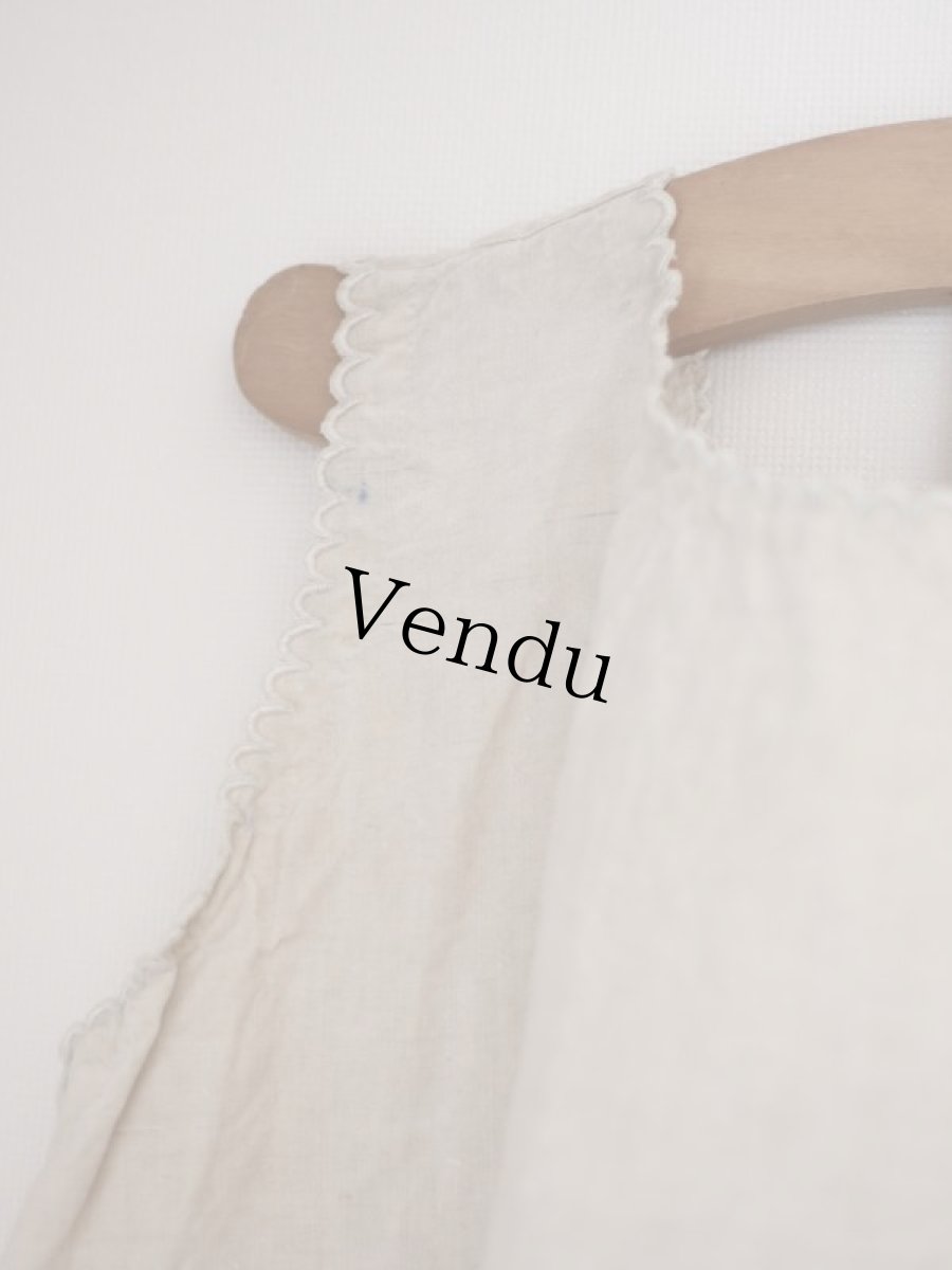 画像10: フレンチアンティークリネンワンピース (10)