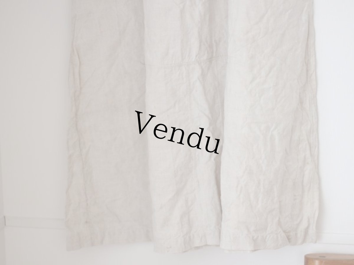 画像5: フレンチアンティークリネンワンピース (5)