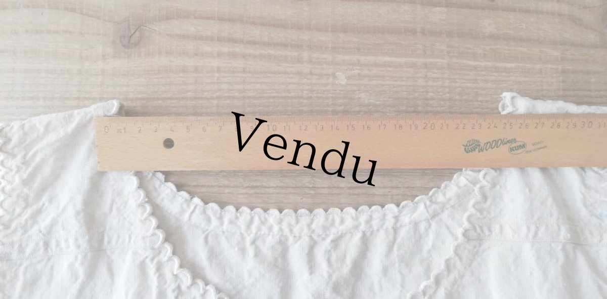 画像12: フレンチアンティークリネンワンピース (12)