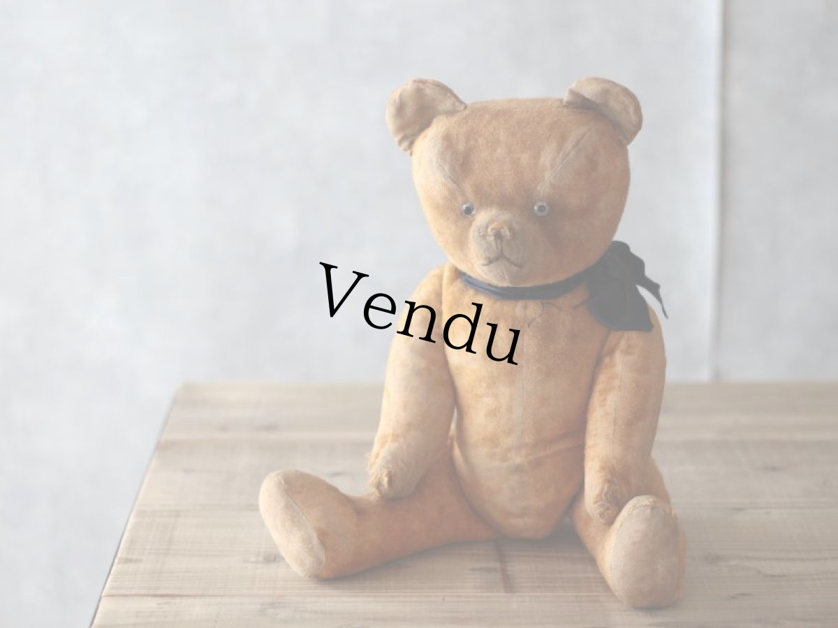 画像1: French Bear/紺のリボン (1)
