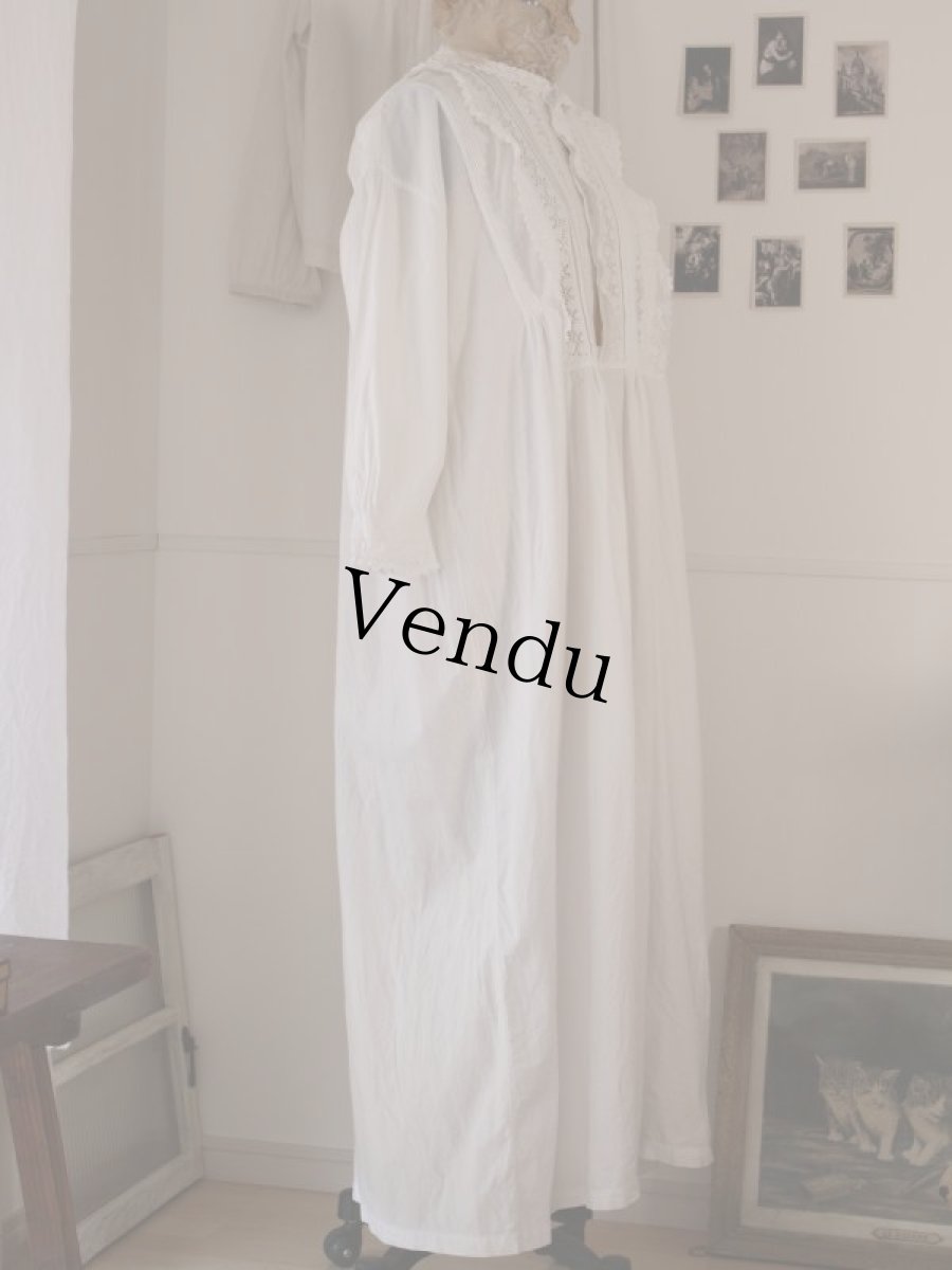 画像3: フレンチアンティークワンピース (3)