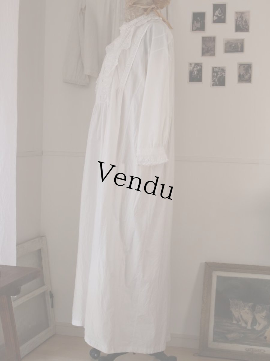 画像5: フレンチアンティークワンピース (5)