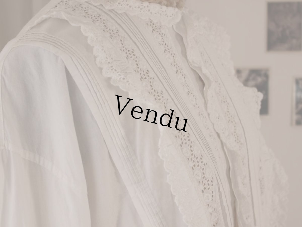 画像8: フレンチアンティークワンピース (8)