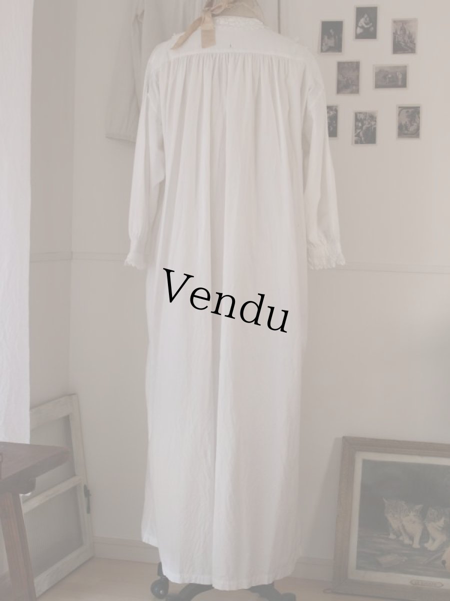 画像4: フレンチアンティークワンピース (4)