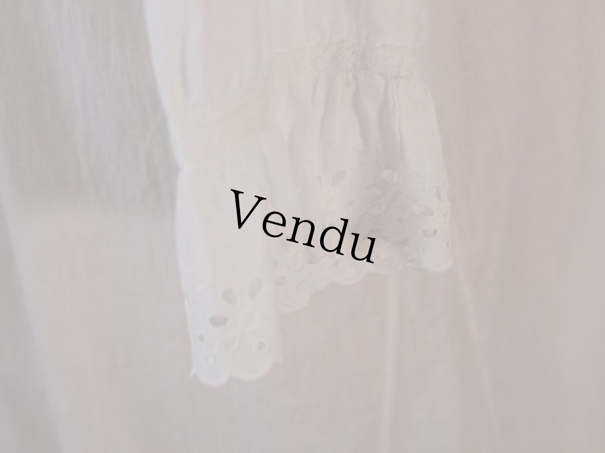 画像7: フレンチアンティークワンピース (7)