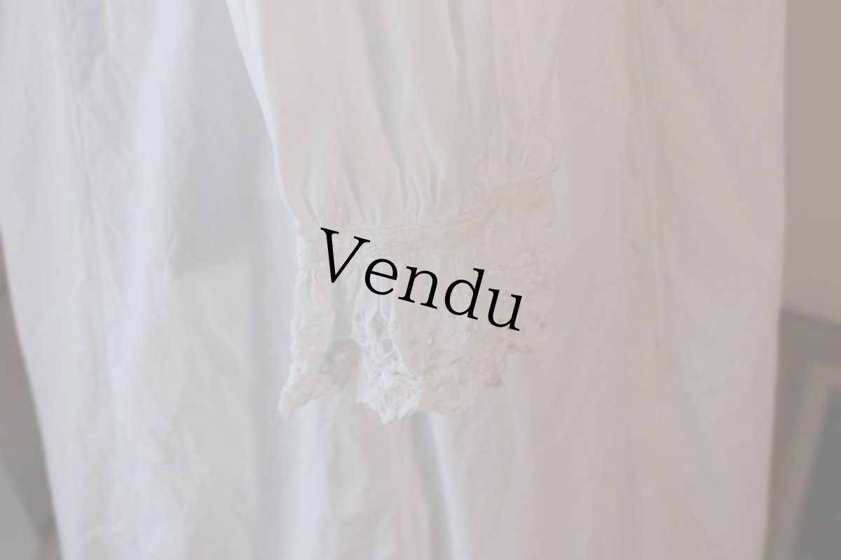 画像7: フレンチアンティークワンピース (7)