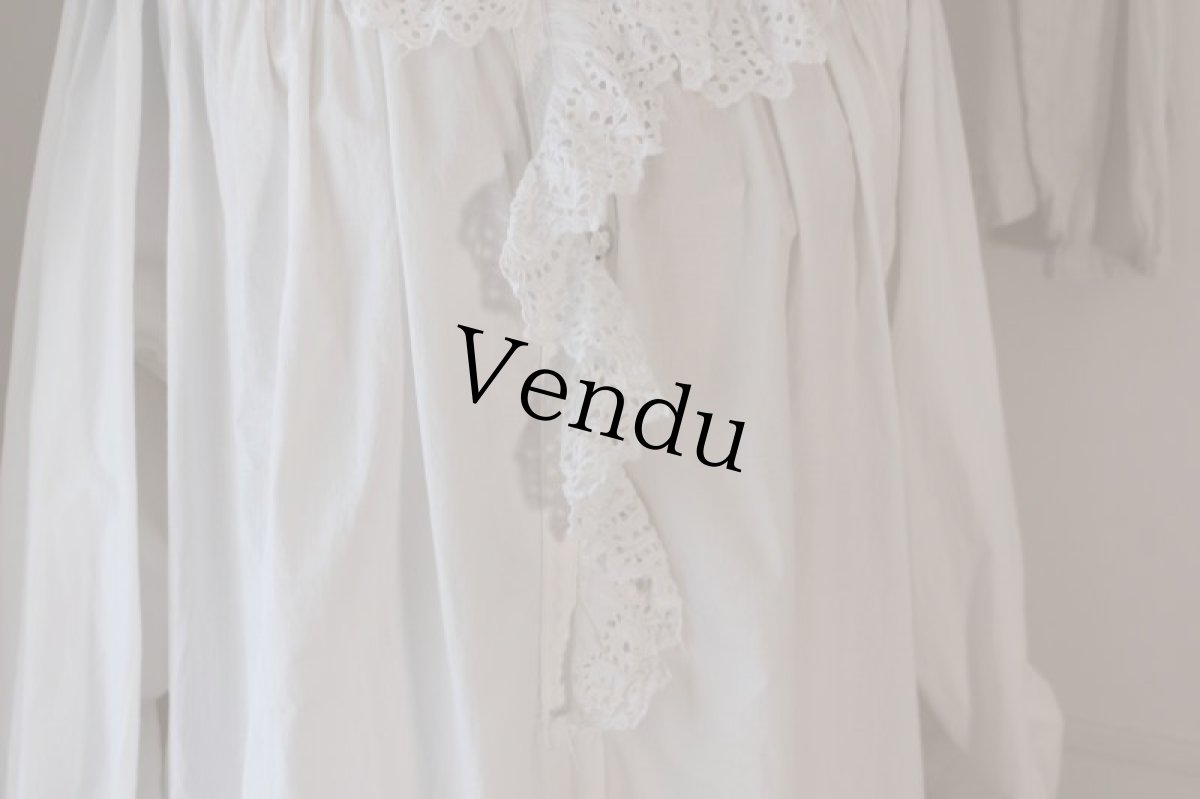 画像6: フレンチアンティークワンピース (6)