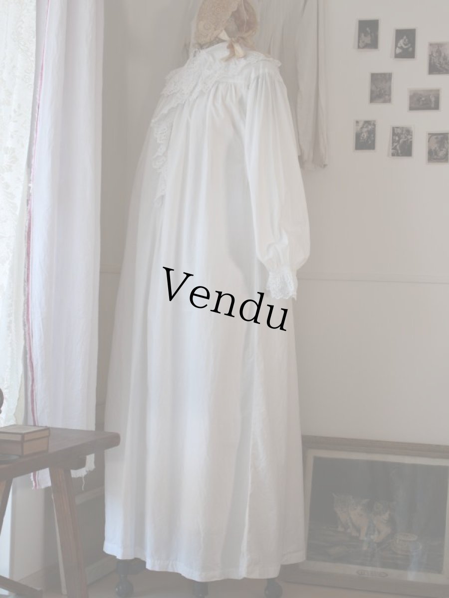 画像4: フレンチアンティークワンピース (4)