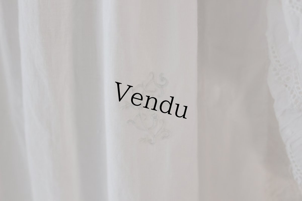 画像10: フレンチアンティーク前開きワンピース (10)