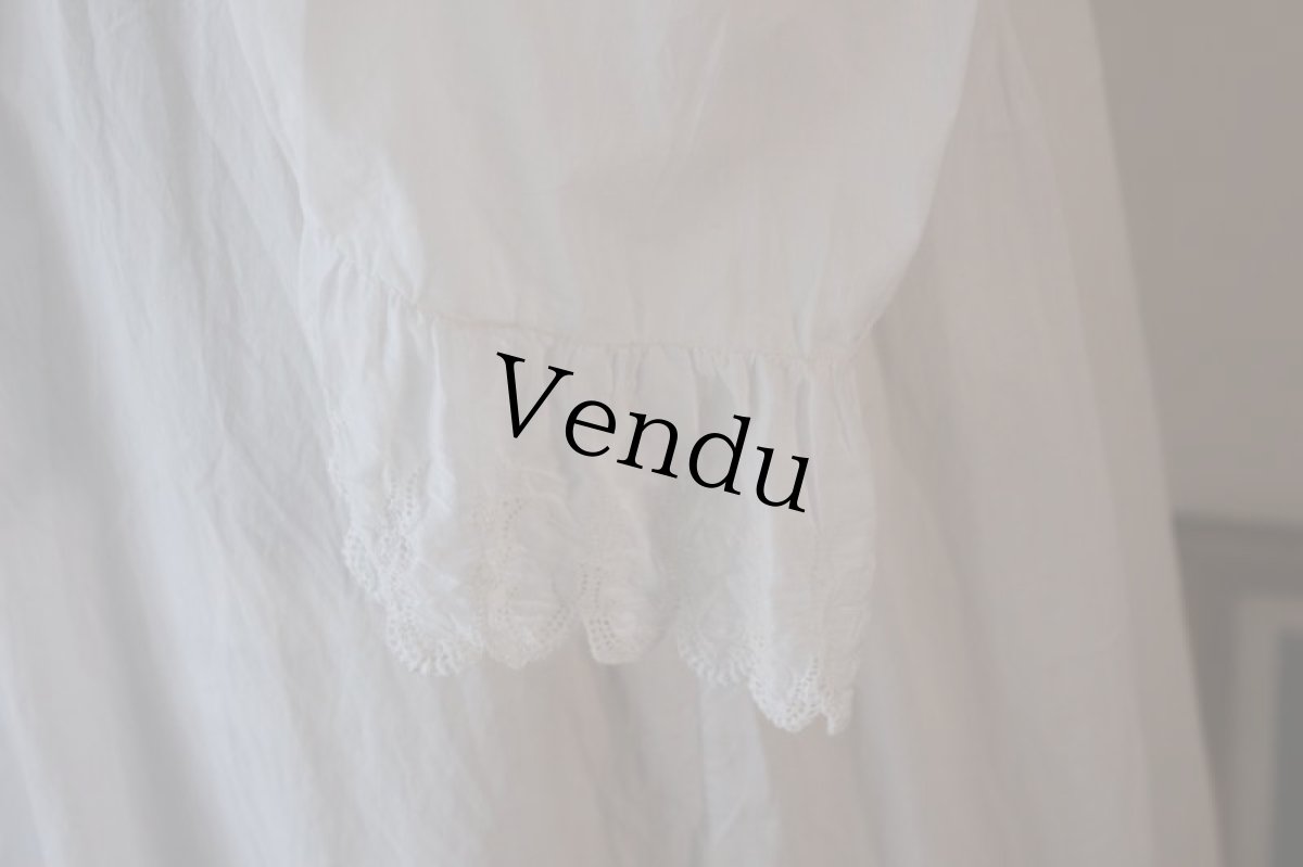 画像5: フレンチアンティーク前開きワンピース (5)