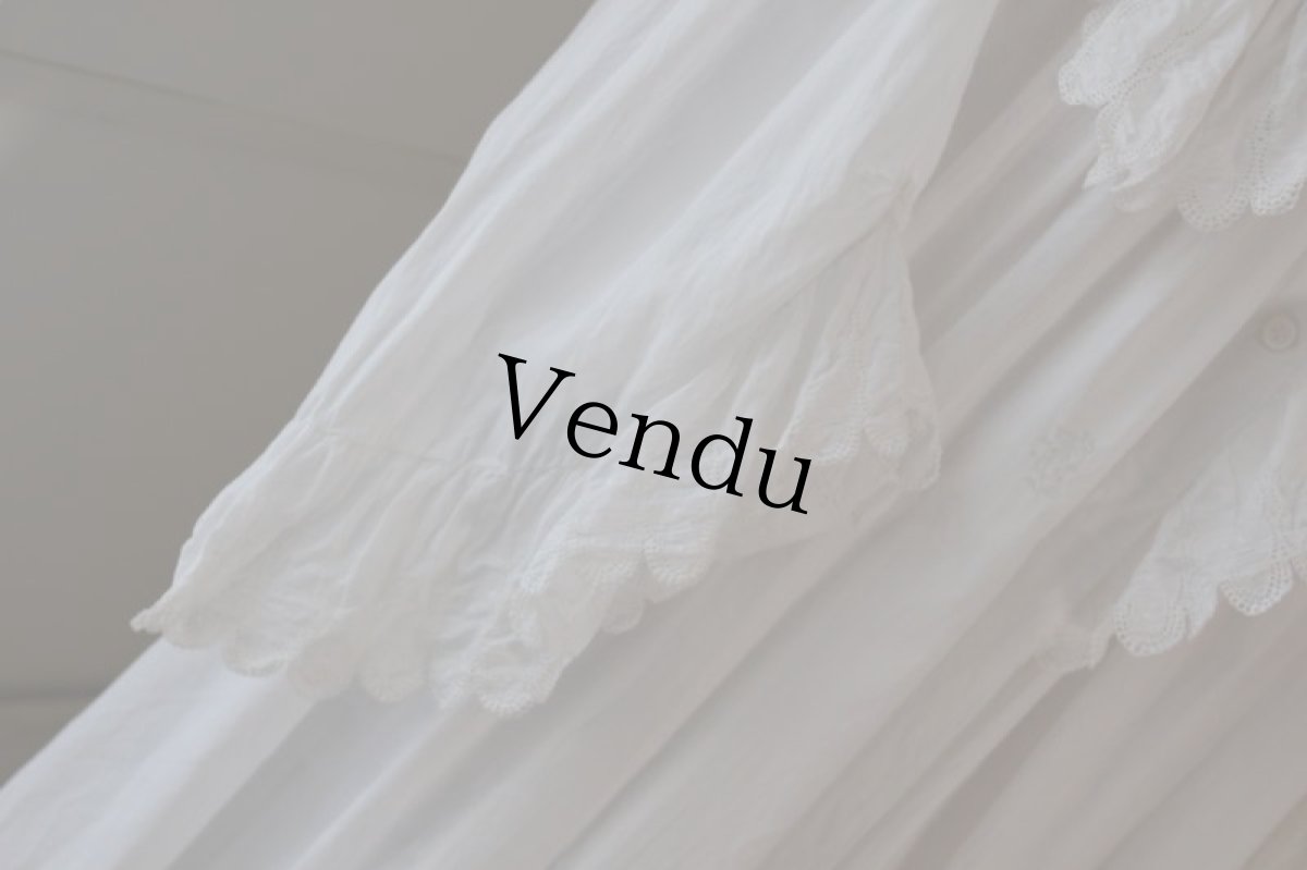 画像12: フレンチアンティーク前開きワンピース (12)