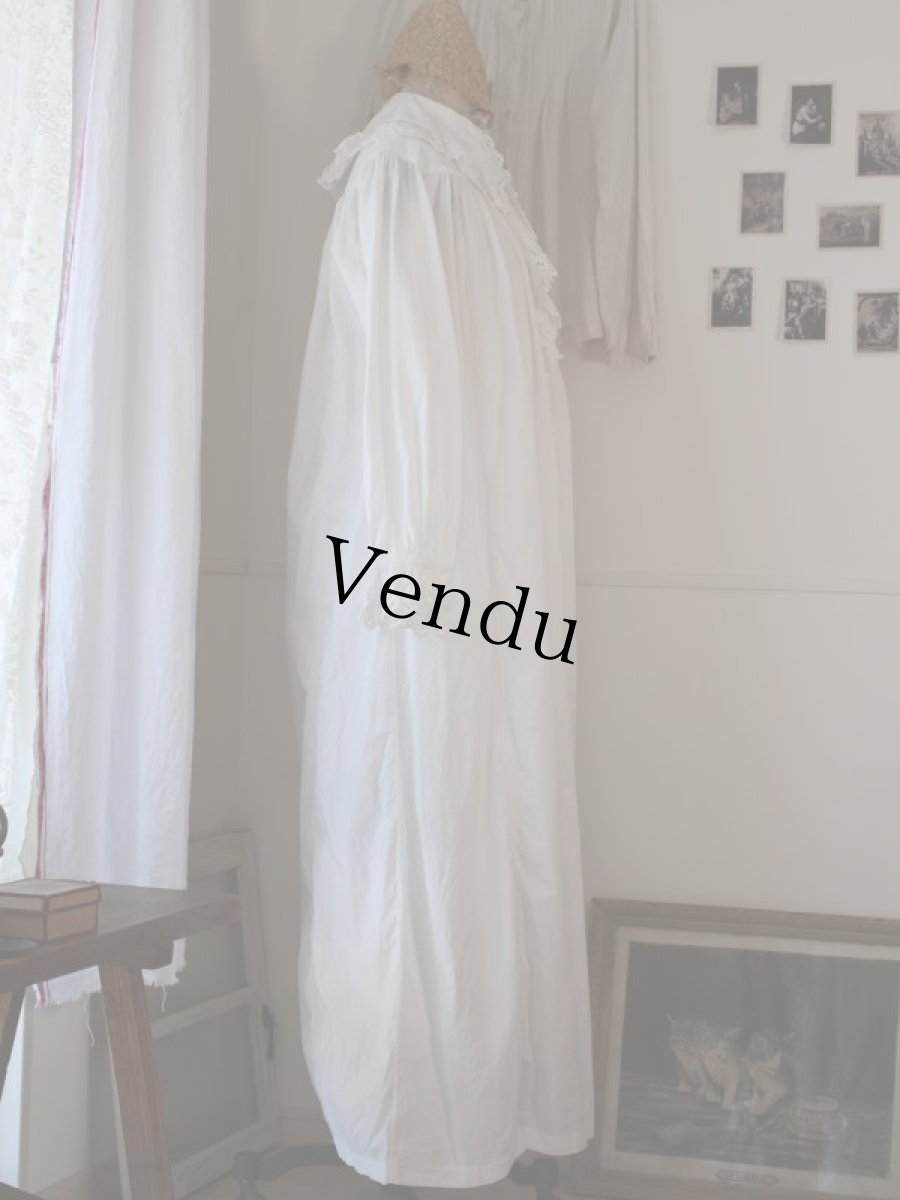 画像2: フレンチアンティークワンピース (2)