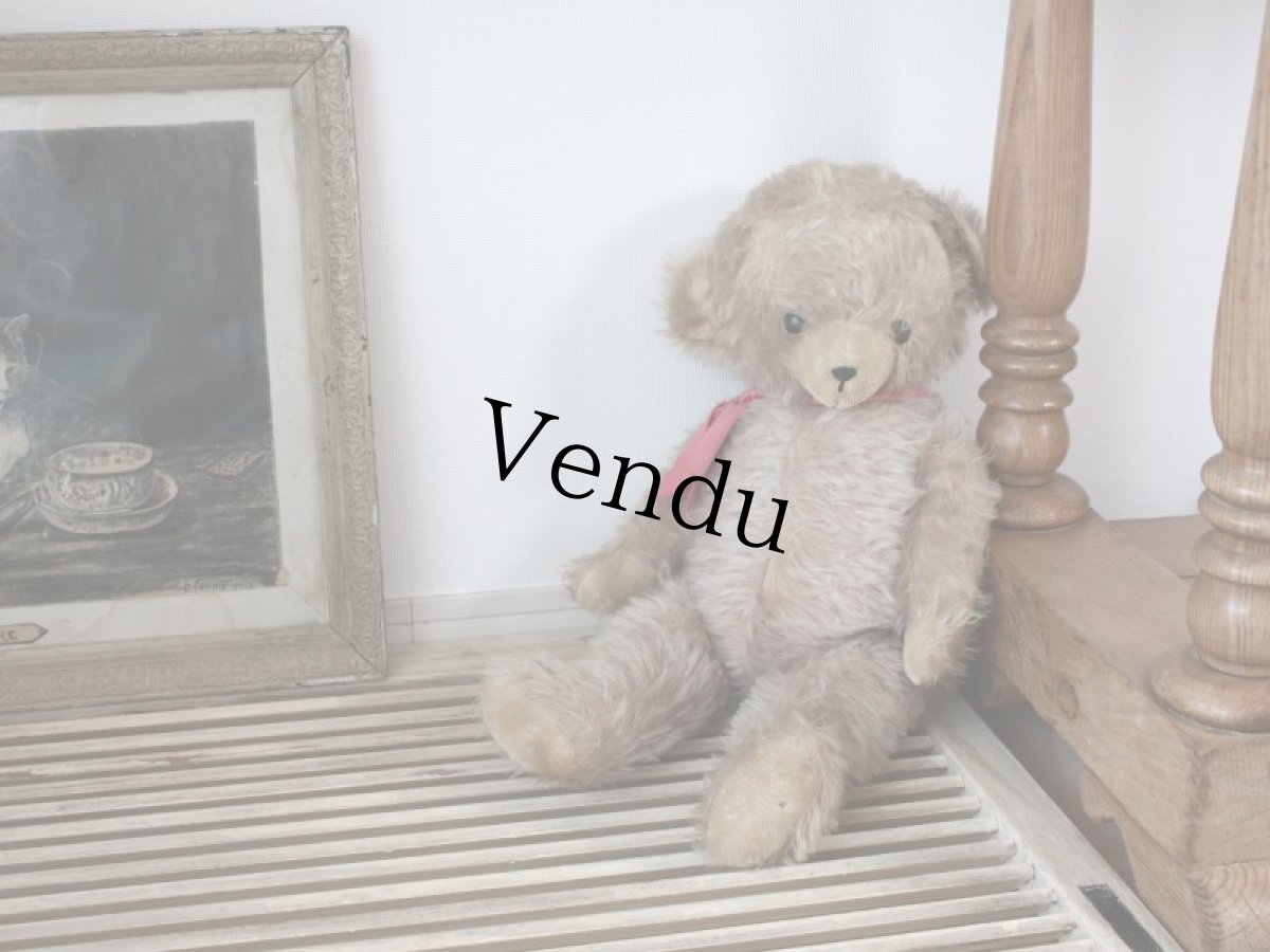 画像1: French Bear/ピンクリボン (1)