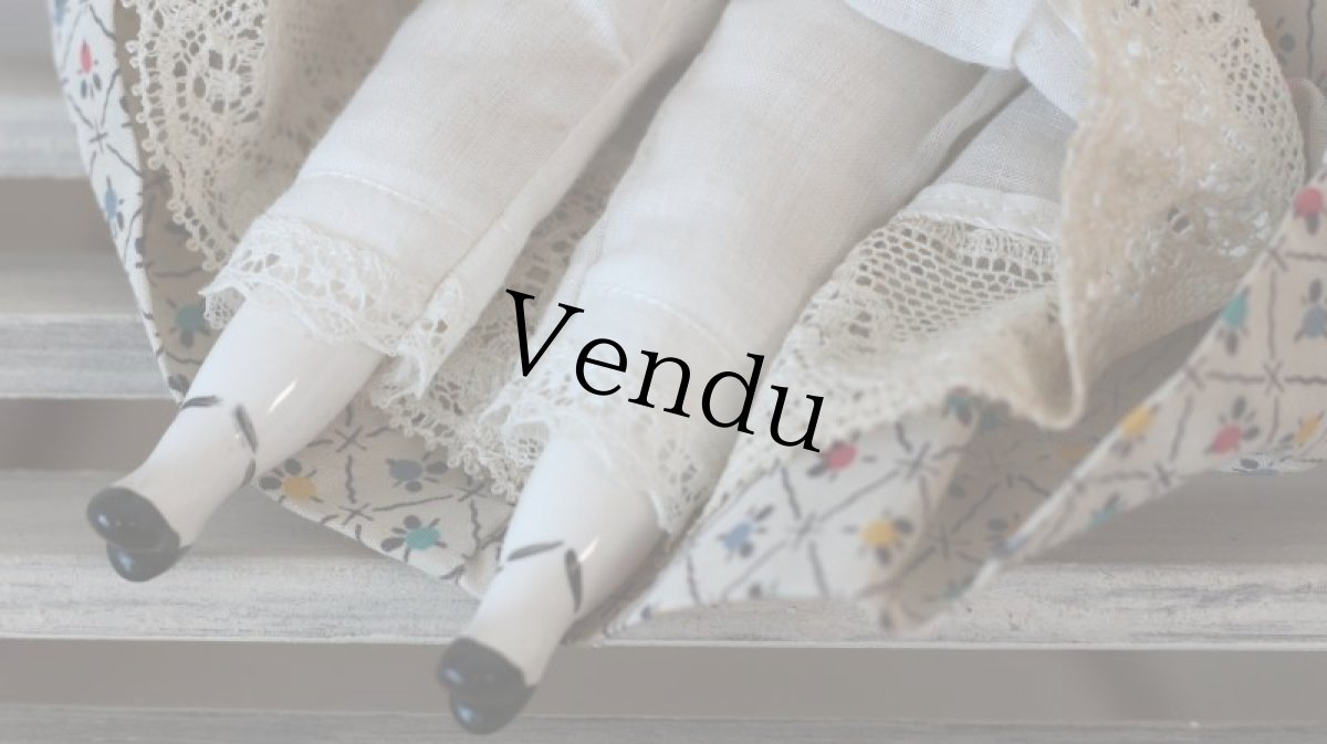 画像7: フラットヘッドのクラッシックチャイナヘッドドール (7)