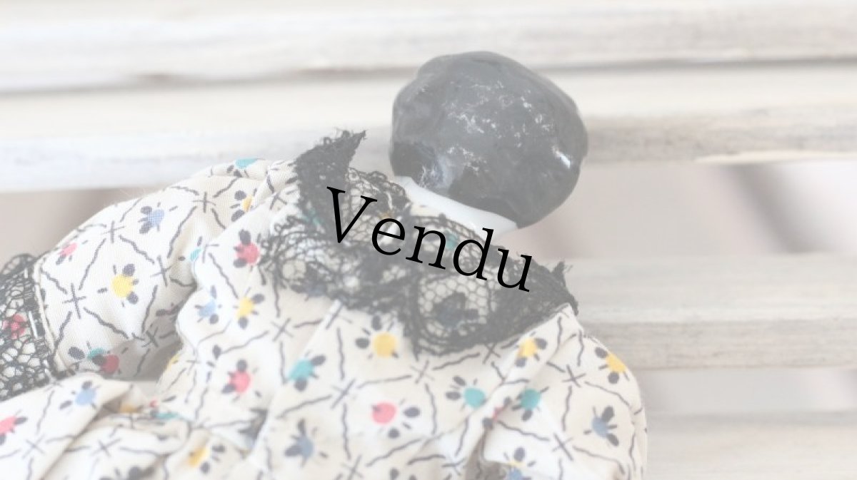 画像10: フラットヘッドのクラッシックチャイナヘッドドール (10)