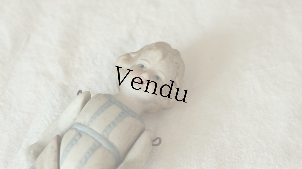 画像5: ブロンドヘアのビスクドール/German (5)